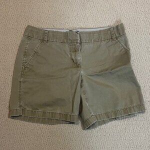 J. Crew Khaki Shorts sz 6